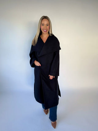 Central Park Stroll Coat - Navy