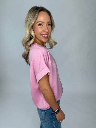 Cool & Collected Top - Pink