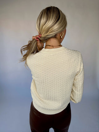 Britney Textured Knit Top