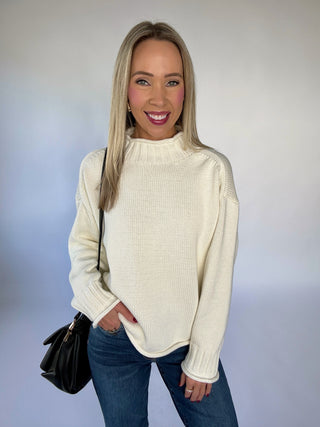 Whispers Of Winter Sweater - Winter White