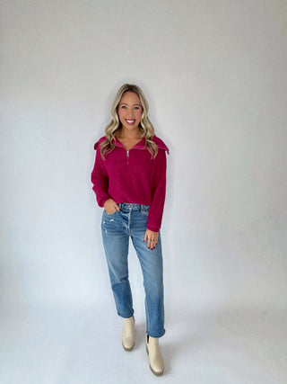 Boyfriend Button Fly with Mini Cuff Jean