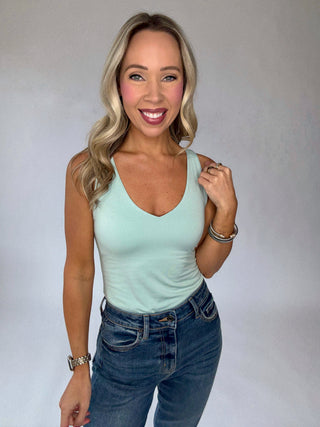 Better Than Ever Basic Tank - Aqua