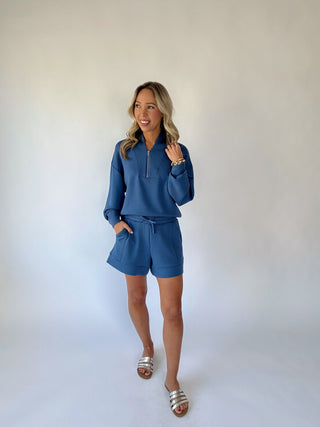 VARLEY Atrium High Rise Short - Bijou Blue