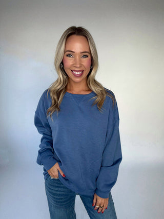 Everyday Essential Top in Denim Blue