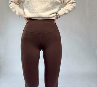 Butter Soft High Rise Full Length Legging - Espresso