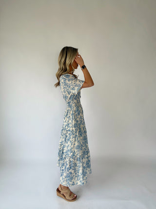 Perfectly Put Together Maxi Dress - Blue