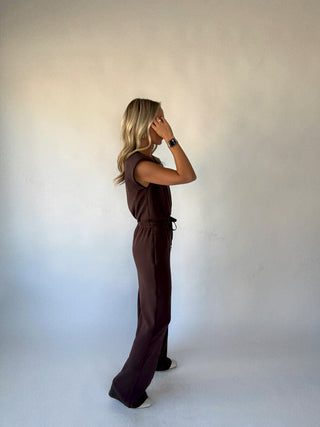 Espresso Ease Jumpsuit