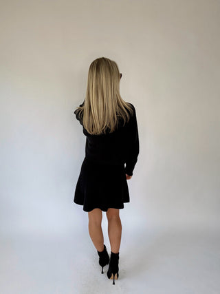 Set The Bar Knit Top - Black