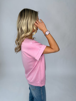 Cool & Collected Top - Pink