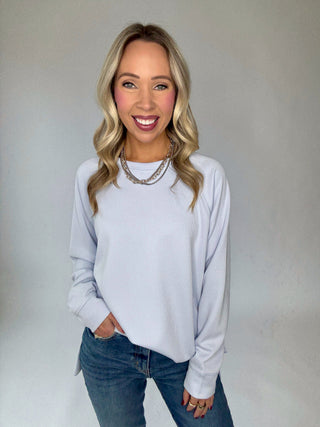 Soft Surroundings Longline Top - Halogen Blue