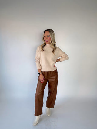 Thankful Days Mock Neck Sweater