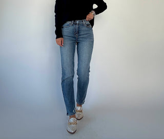 Let's Hang Out High Rise Mom Jean