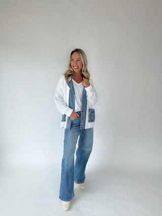 The Denim Blend Cardigan