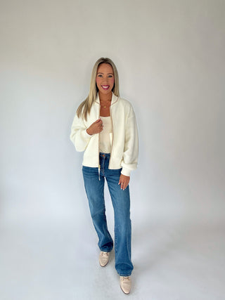 VARLEY Klaudia Fleece Jacket - Egret