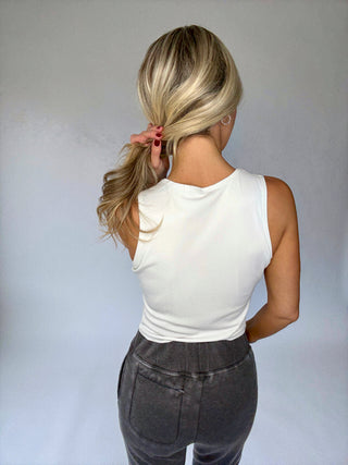 Laid-Back Luxe Tank - Ivory