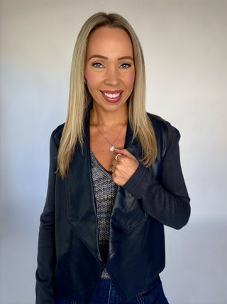 Consider Me Convinced Jacket - Dark Navy