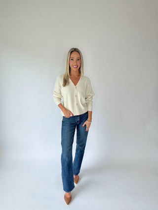 Open To It Cardigan - Ivory