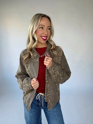 Chic Instincts Leopard Jacket