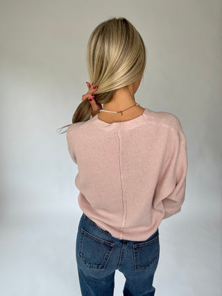 Open To It Cardigan - Soft Pink