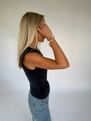 Casual Company Top - Navy