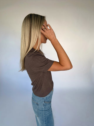 Everyday Moments Top - Chocolate