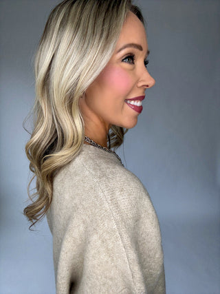 Warm Embrace Sweater - Sand Taupe