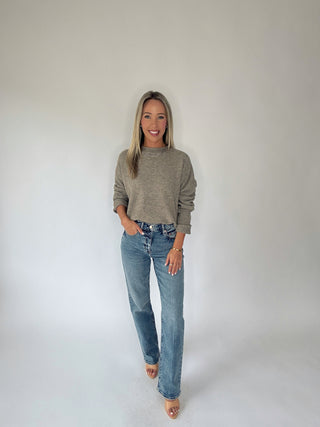 Piper Pullover Oversized Sweater - Mocha