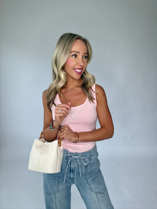 It's So Easy Tank - Soft Pink