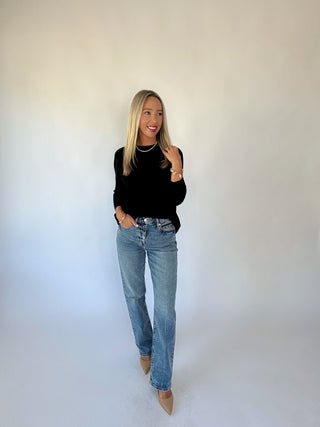 Midnight Orchard Sweater - Black