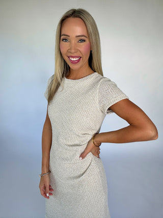 Everyone Loves Her Mini Dress - Natural