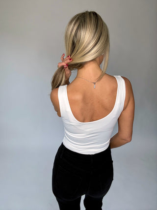 Second Skin Tank Top - White