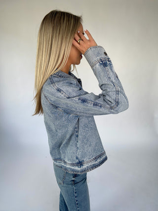 Anywhere You Go Denim Jacket - Light Denim