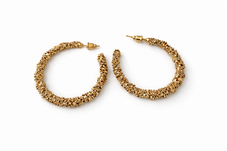 All That Shimmers Earrings - Gold