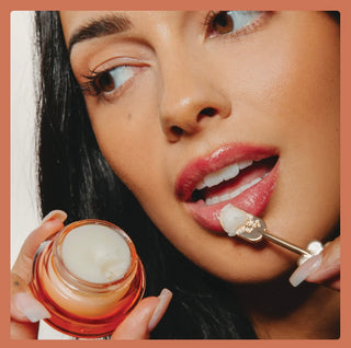 Poppy & Pout Lip Mask - Pomegranate Peach