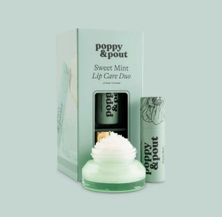 Poppy & Pout Lip Care Duo - Sweet Mint