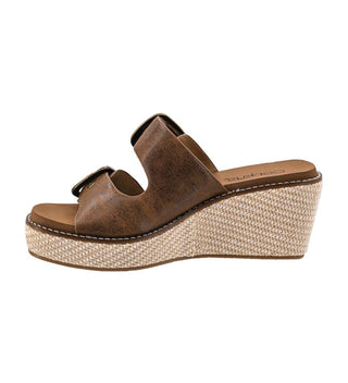 All Day Comfort Wedge - Cognac