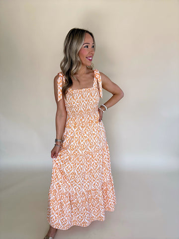 All Eyes On You Tiered Maxi Dress