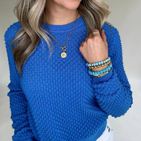 Glam Girl Bracelet Set - Blue