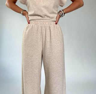 Natural Grace Knit Pants Close Up Image