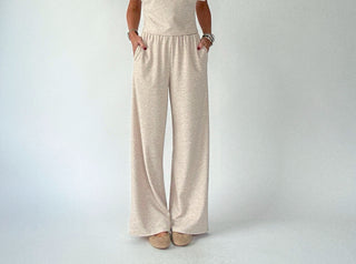 Natural Grace Knit Pants Full Length Image