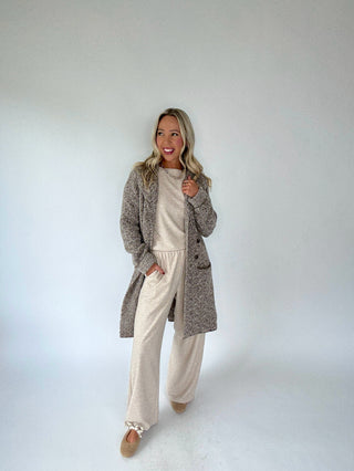 Natural Grace Knit Pants With Jacket Image