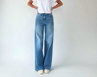 Nori High Rise Wide Leg Jeans