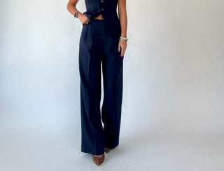 Power Moves Pants Navy Front Casual Image