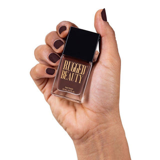 Strength Cinnamon Nail Polish Light Hand Image