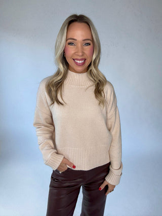 Thankful Days Mock Neck Sweater