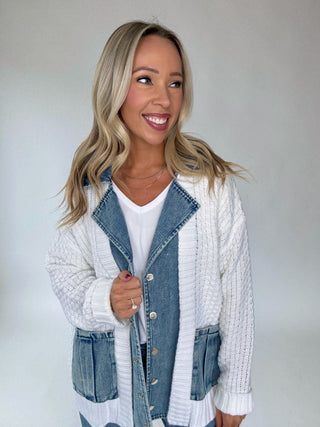 The Denim Blend Cardigan