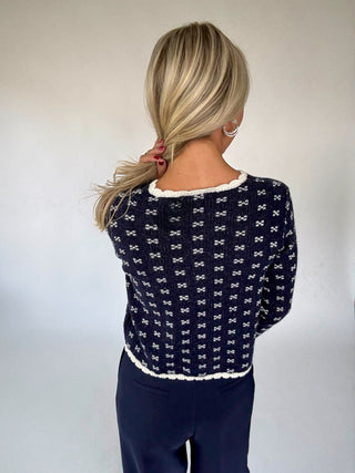 The Harlow Cardigan Back Image