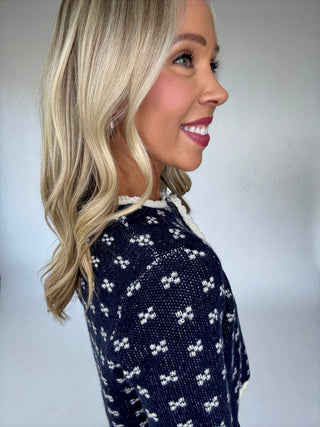 The Harlow Cardigan Side Close Up Image