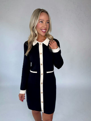 The Modern Contrast Dress