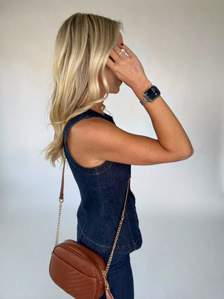 The Sterling Denim Top Side Image